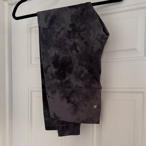Lululemon Athletica 25” Align Black Tie-Dye Leggings